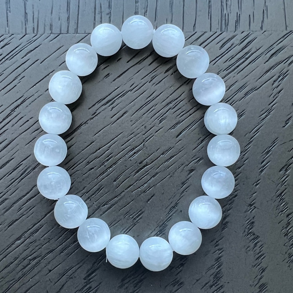 Selenite bracelet 11 & 12mm
